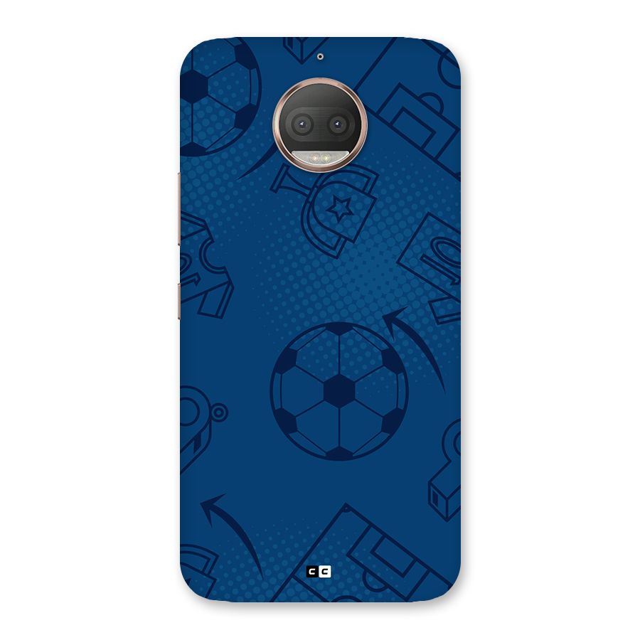 Football Texture Back Case for Moto G5s Plus