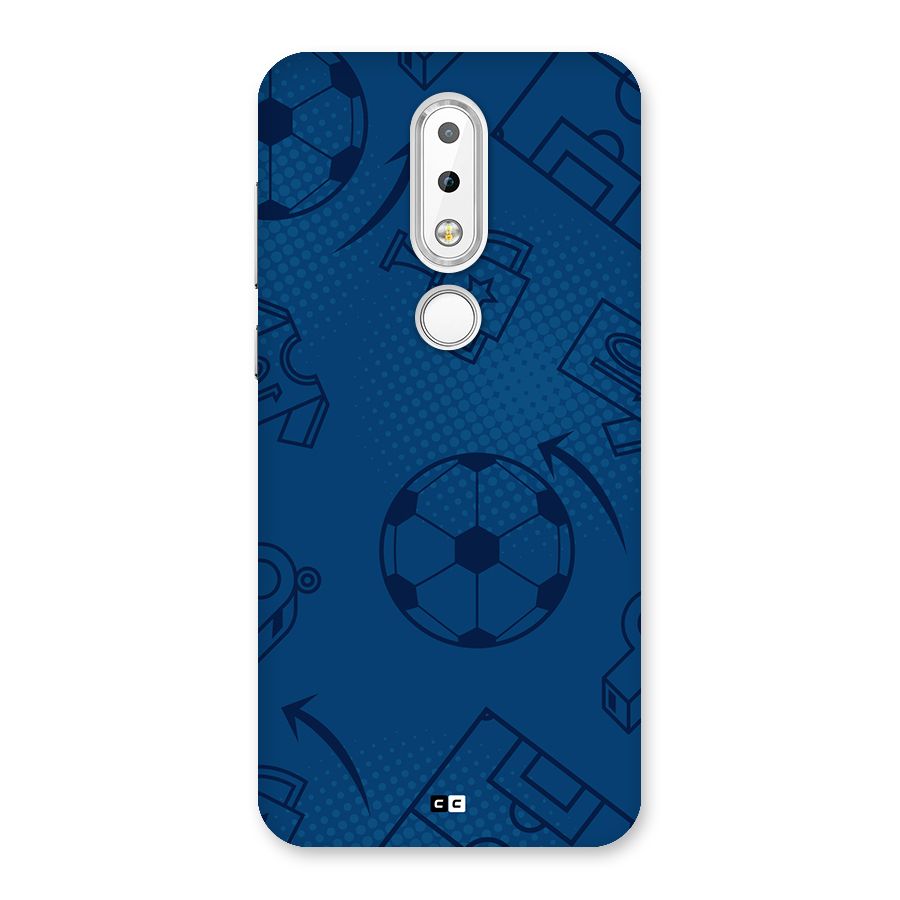 Football Texture Back Case for Nokia 6.1 Plus