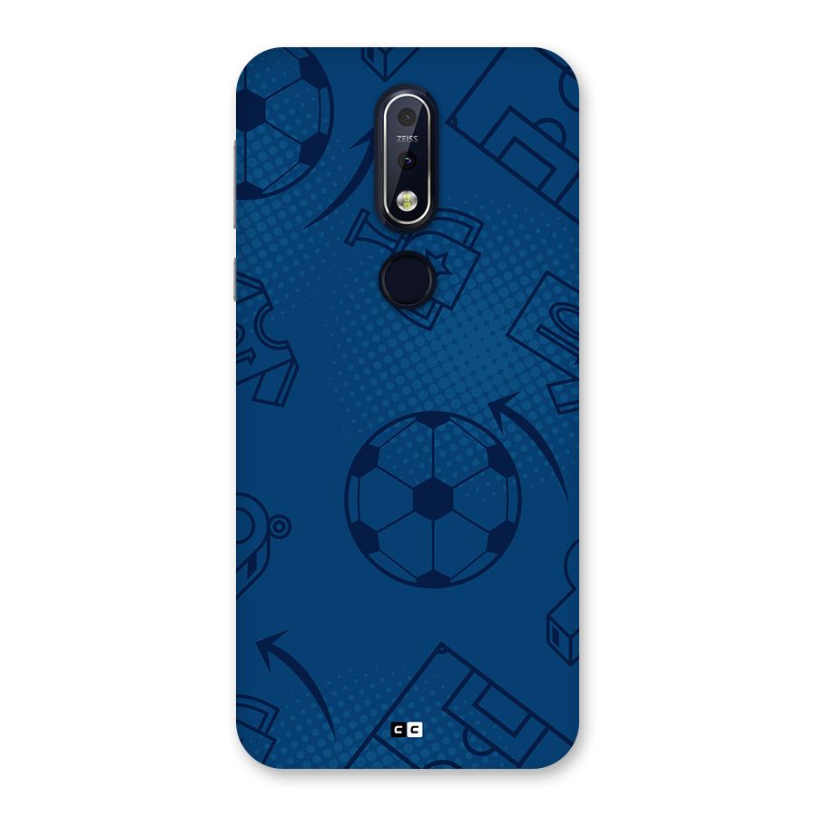 Football Texture Back Case for Nokia 7.1