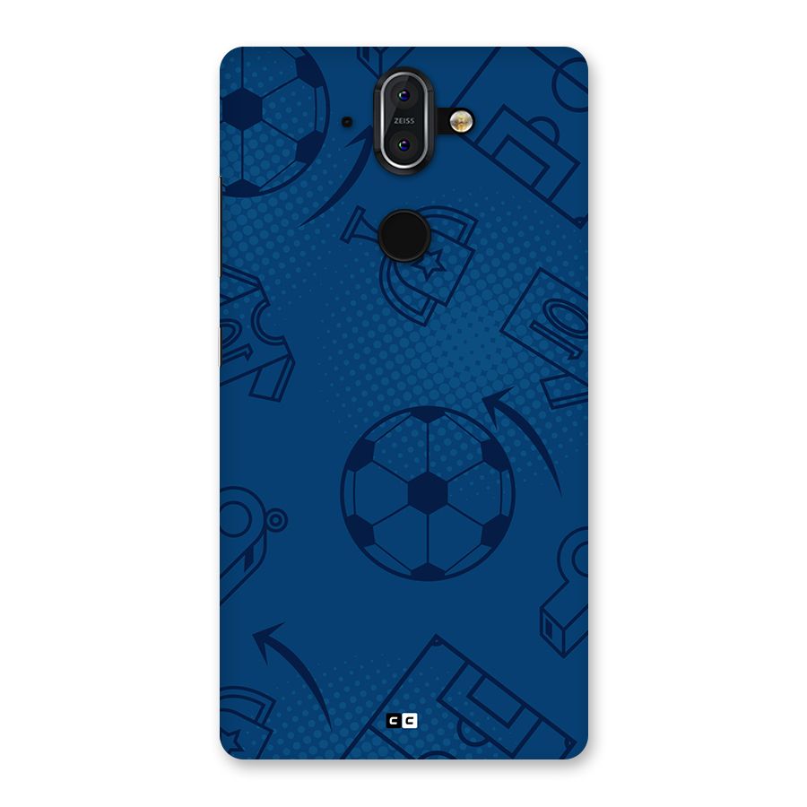 Football Texture Back Case for Nokia 8 Sirocco