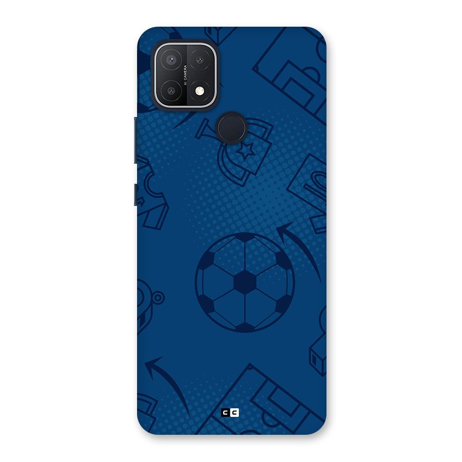 Football Texture Back Case for Oppo A15