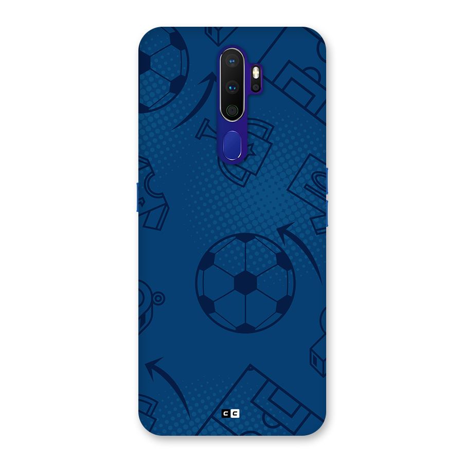 Football Texture Back Case for Oppo A9 (2020)