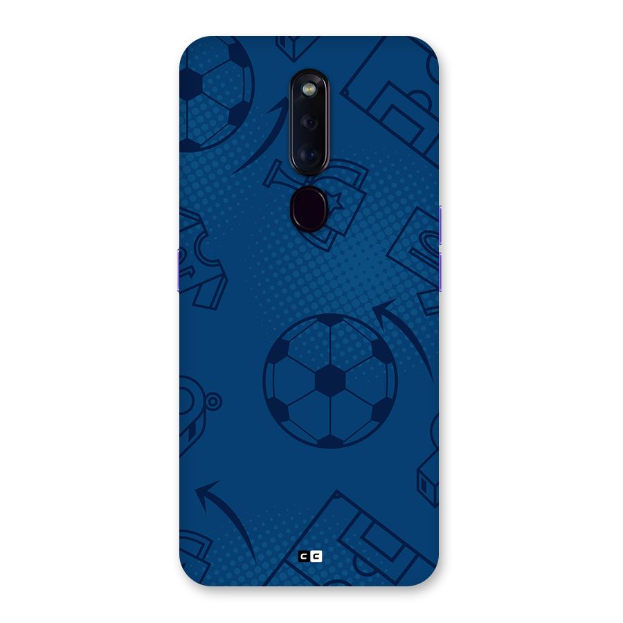 Football Texture Back Case for Oppo F11 Pro