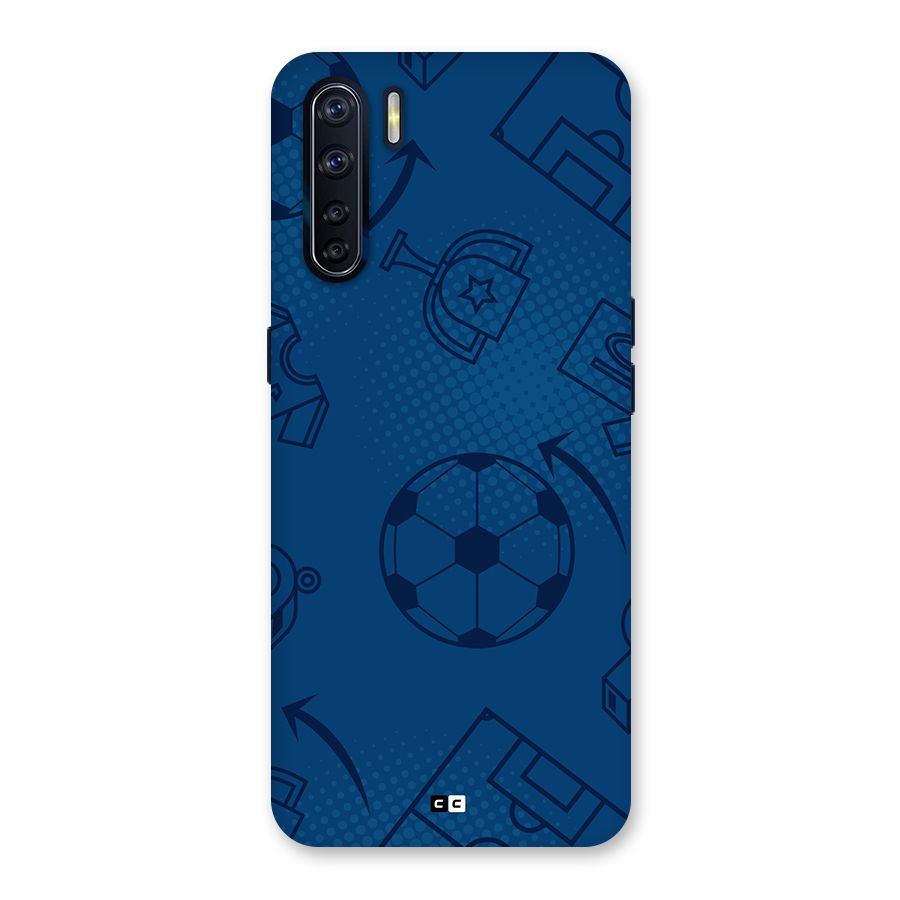 Football Texture Back Case for Oppo F15