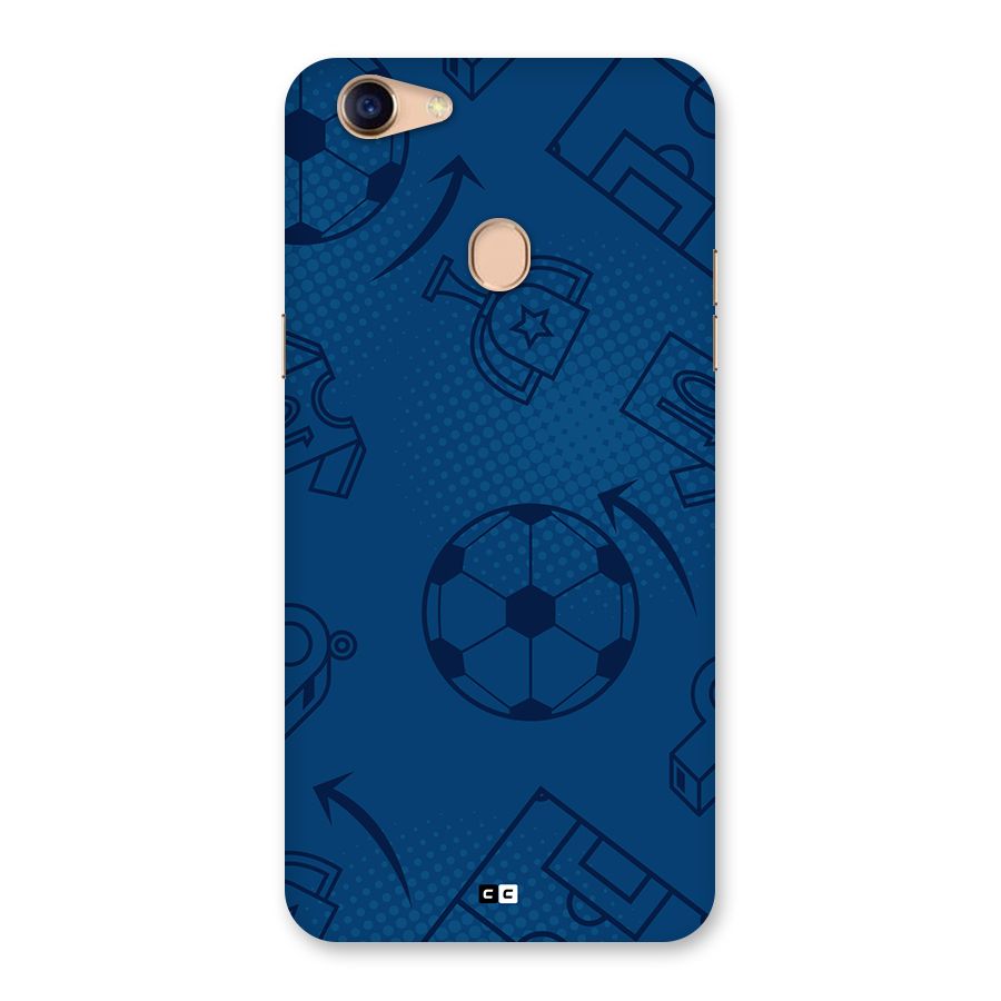 Football Texture Back Case for Oppo F5 Youth