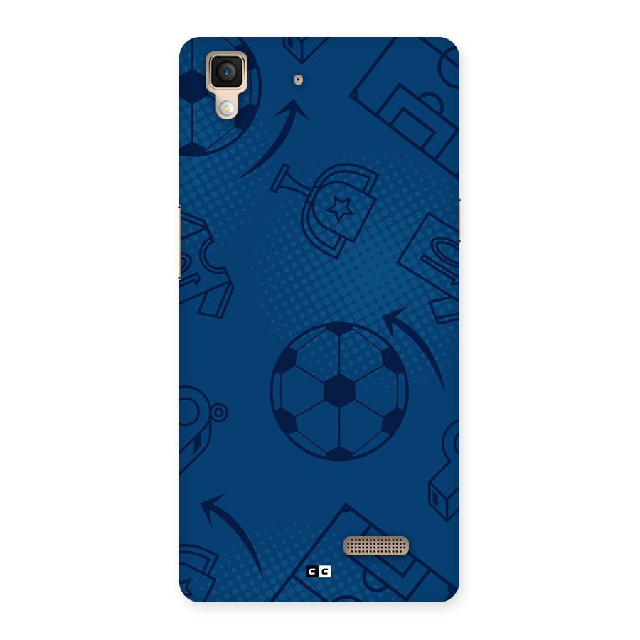 Football Texture Back Case for Oppo R7