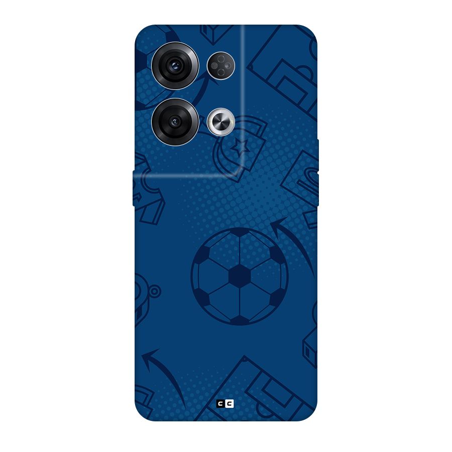 Football Texture Back Case for Oppo Reno8 Pro 5G