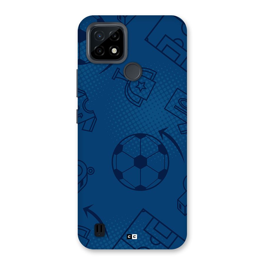 Football Texture Back Case for Realme C21