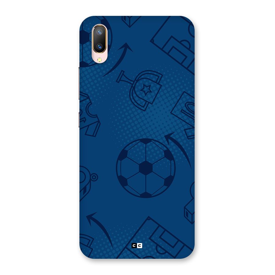Football Texture Back Case for Vivo V11 Pro