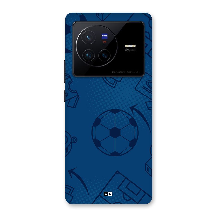 Football Texture Back Case for Vivo X80