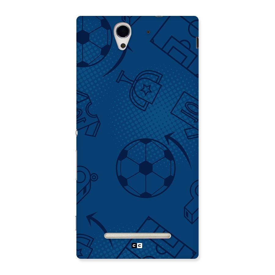 Football Texture Back Case for Xperia C3