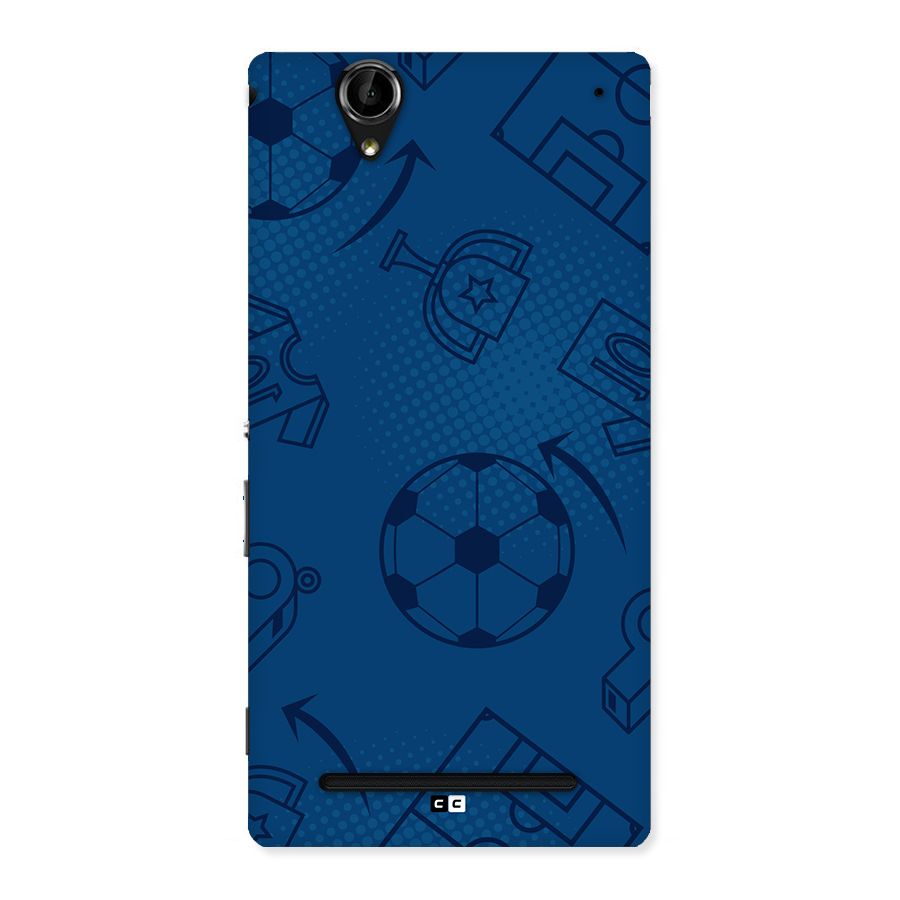 Football Texture Back Case for Xperia T2