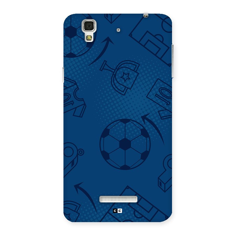Football Texture Back Case for Yureka