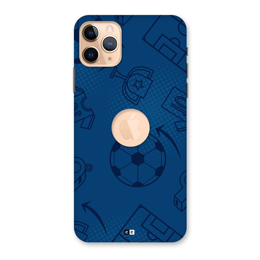 Football Texture Back Case for iPhone 11 Pro Max Logo Cut