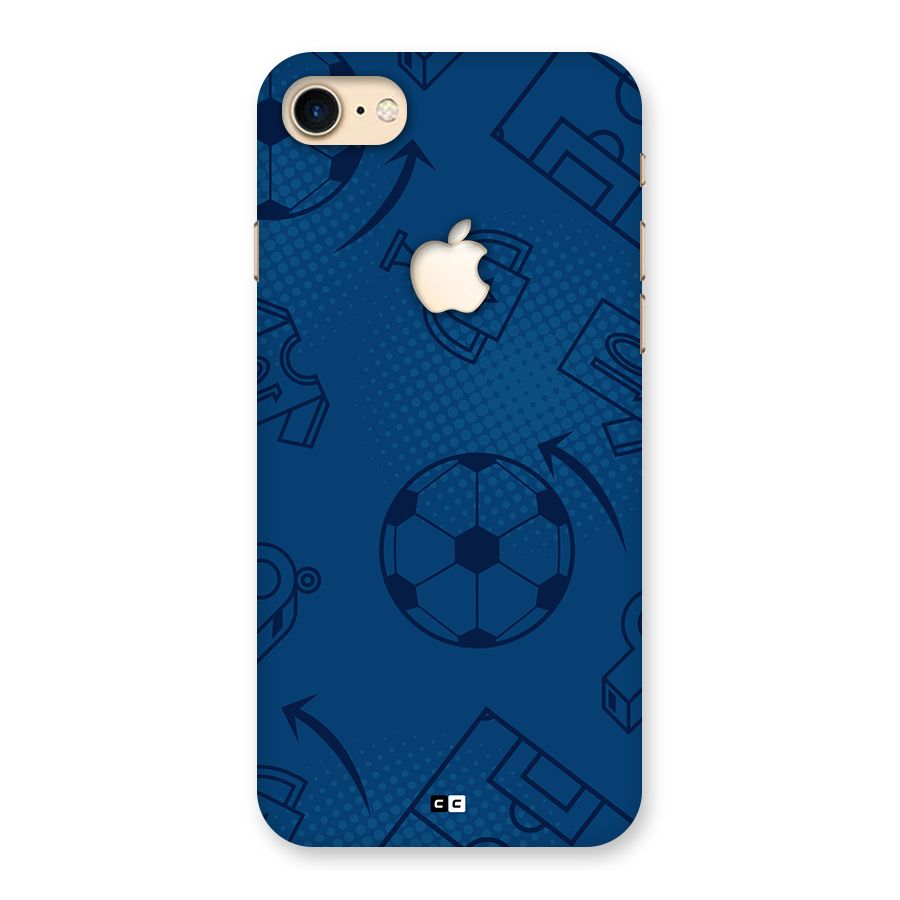 Football Texture Back Case for iPhone 7 Apple Cut