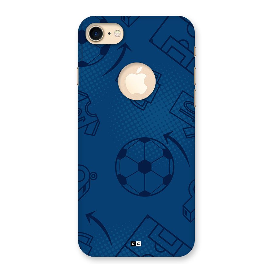 Football Texture Back Case for iPhone 7 Logo Cut