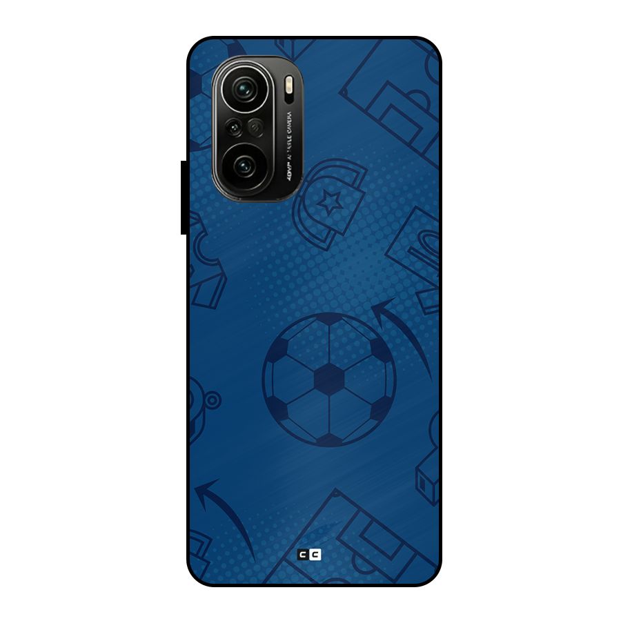 Football Texture Metal Back Case for Mi 11x