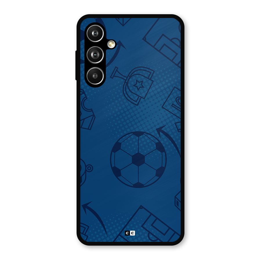 Football Texture Metal Back Case for Samsung Galaxy M54