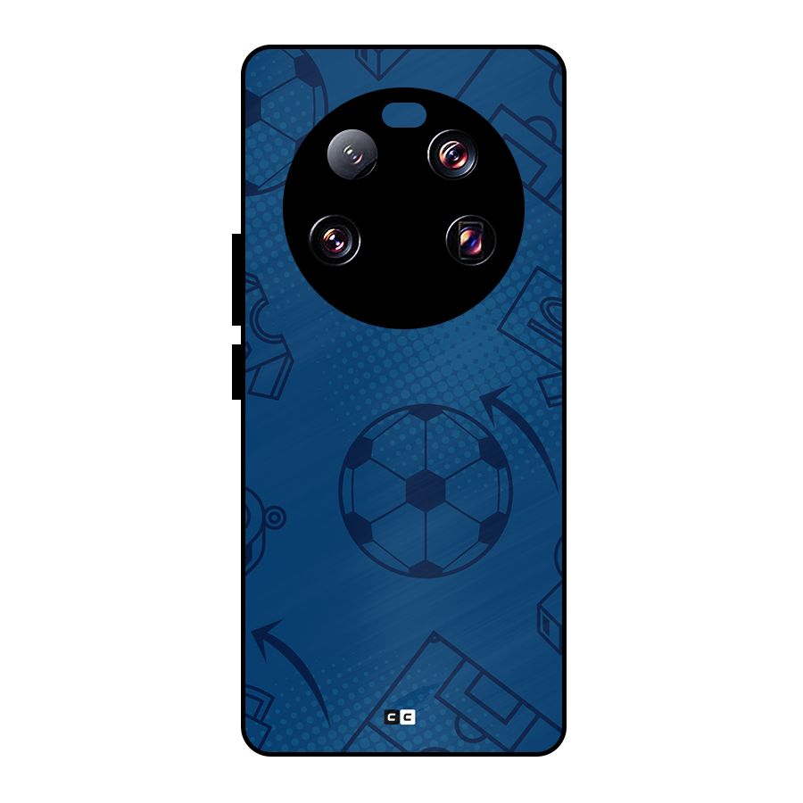 Football Texture Metal Back Case for Xiaomi 13 Ultra