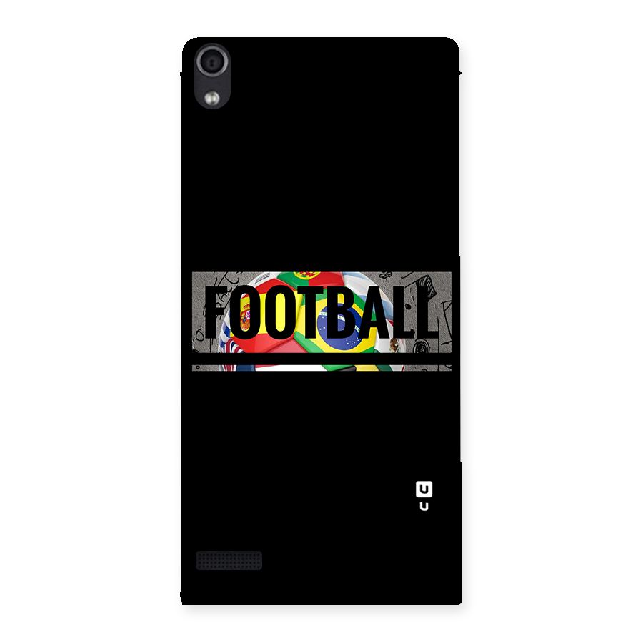 Football Typography Back Case for Ascend P6