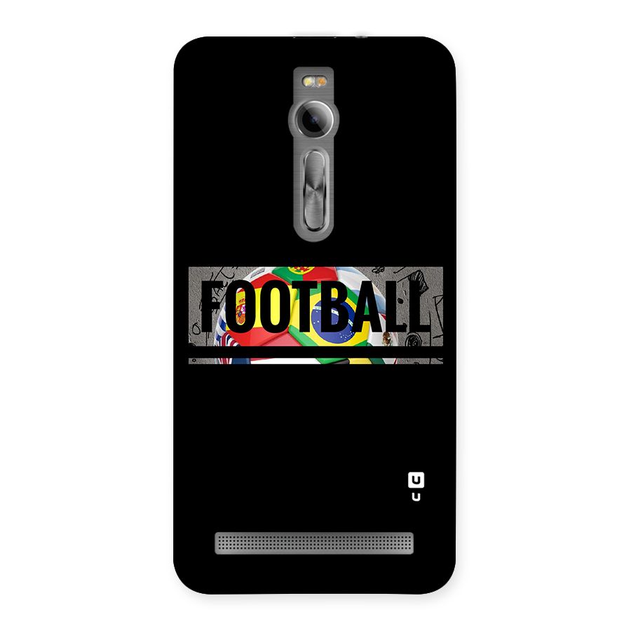 Football Typography Back Case for Asus Zenfone 2