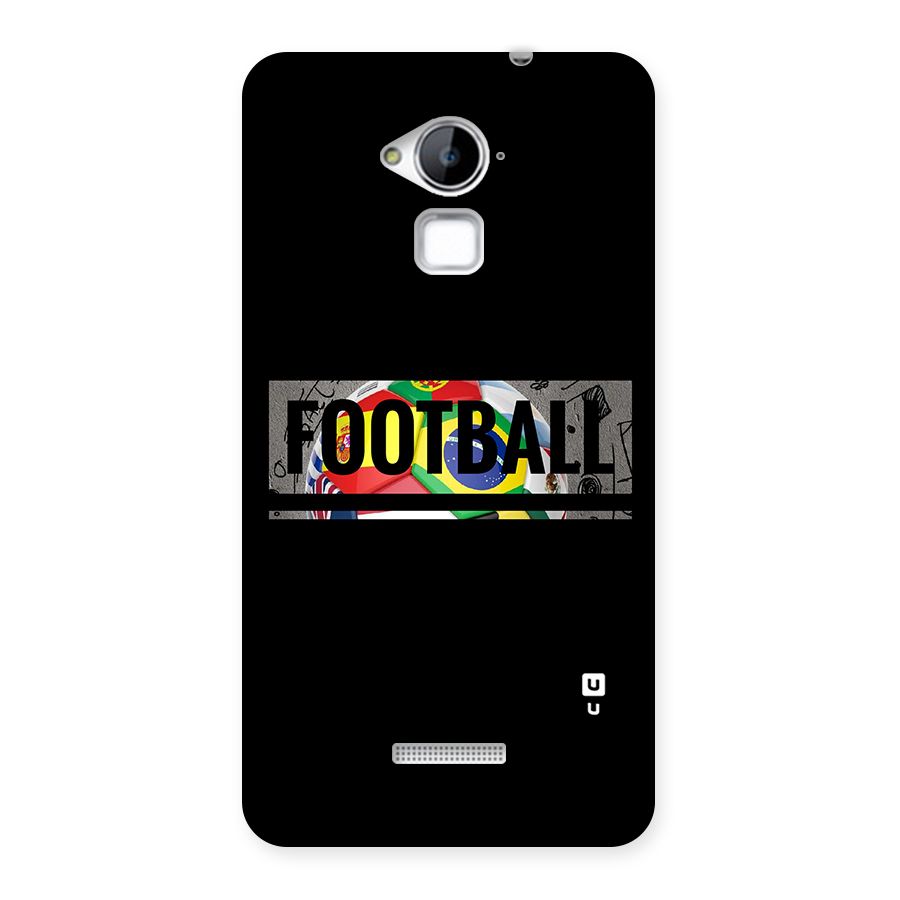 Football Typography Back Case for Coolpad Note 3