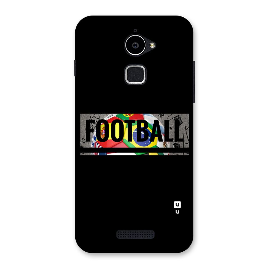 Football Typography Back Case for Coolpad Note 3 Lite