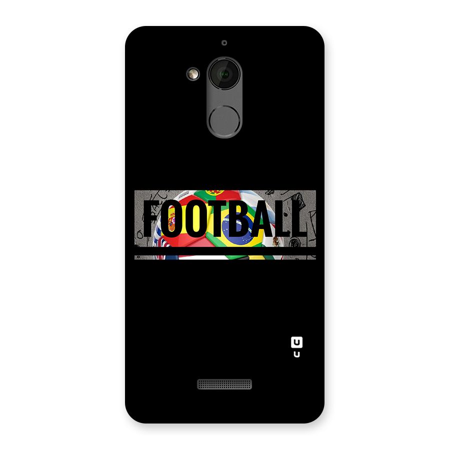 Football Typography Back Case for Coolpad Note 5