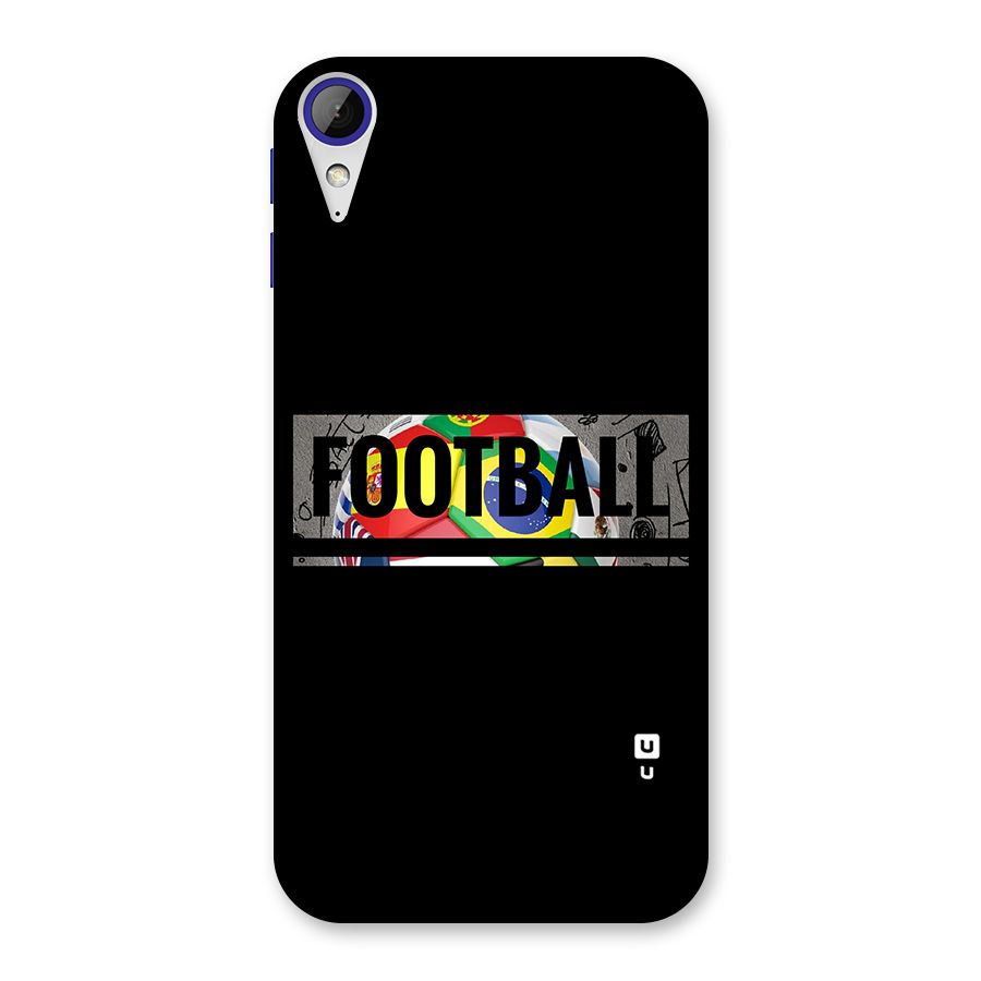 Football Typography Back Case for Desire 830