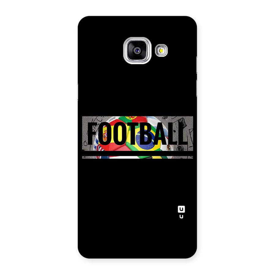 Football Typography Back Case for Galaxy A5 2016