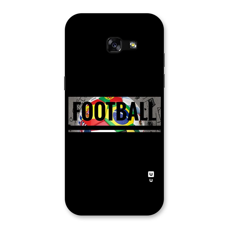 Football Typography Back Case for Galaxy A5 2017