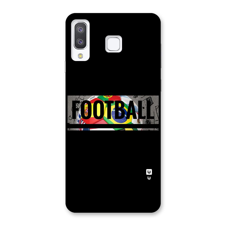 Football Typography Back Case for Galaxy A8 Star