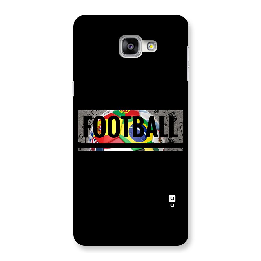 Football Typography Back Case for Galaxy A9