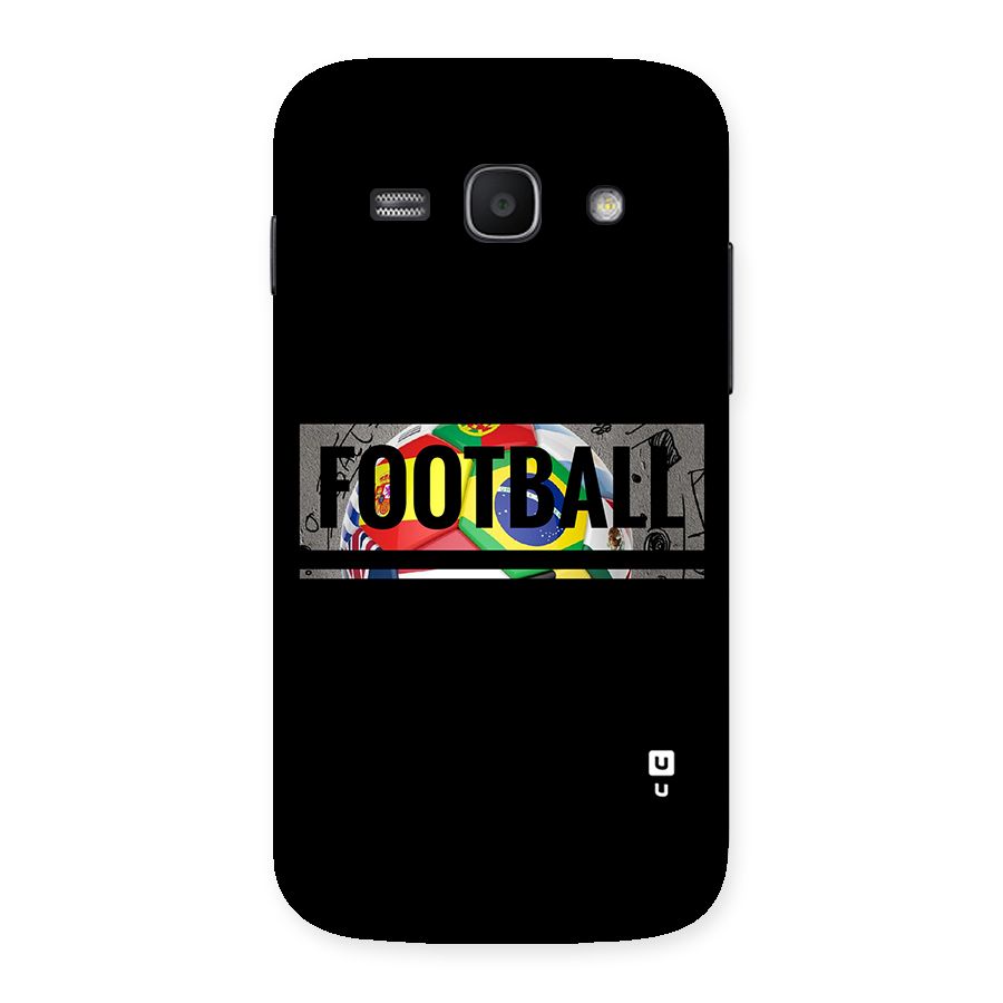 Football Typography Back Case for Galaxy Ace 3