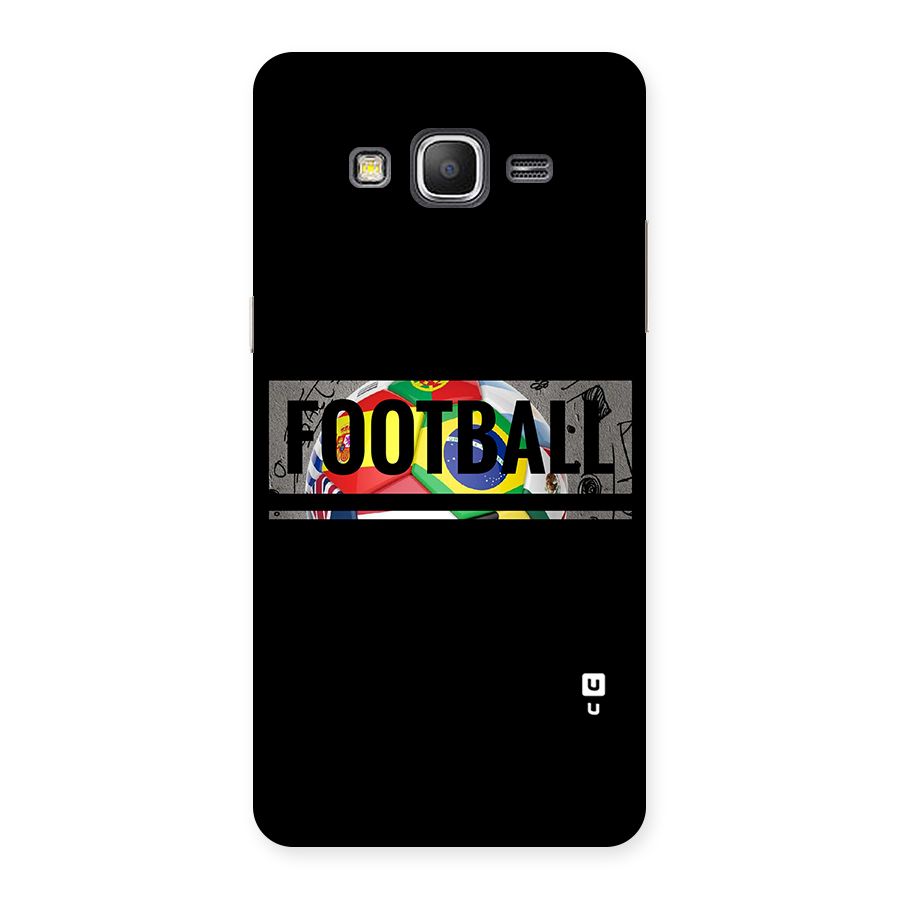 Football Typography Back Case for Galaxy Grand Prime