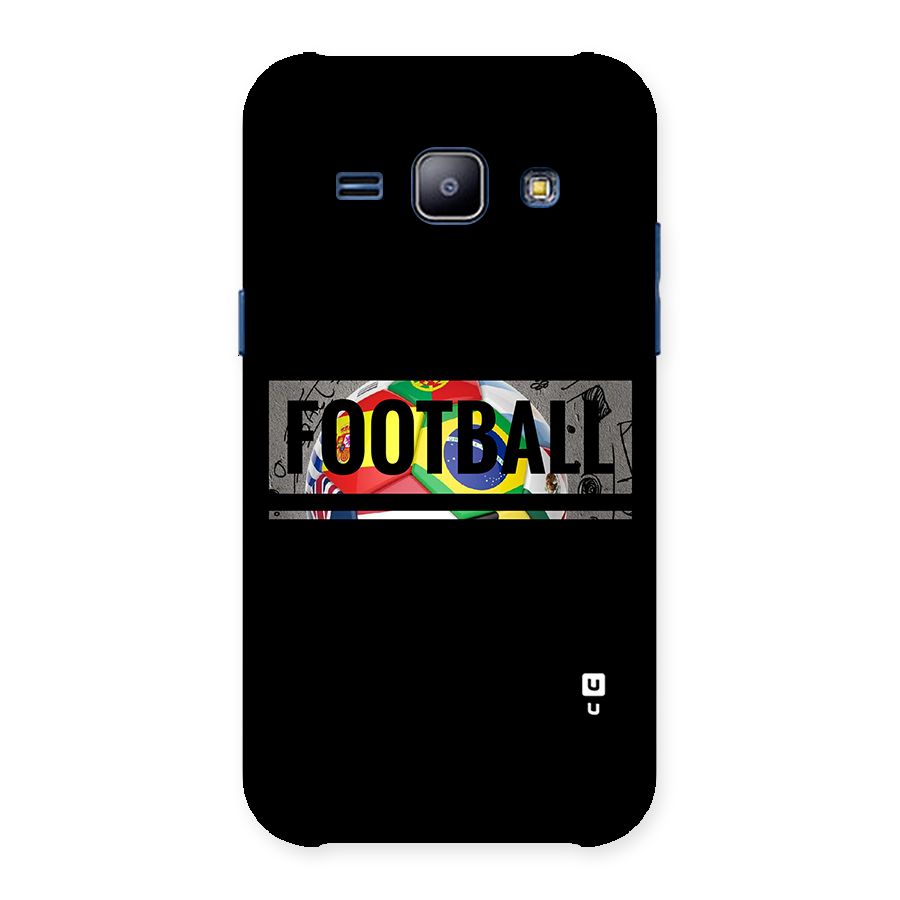 Football Typography Back Case for Galaxy J1