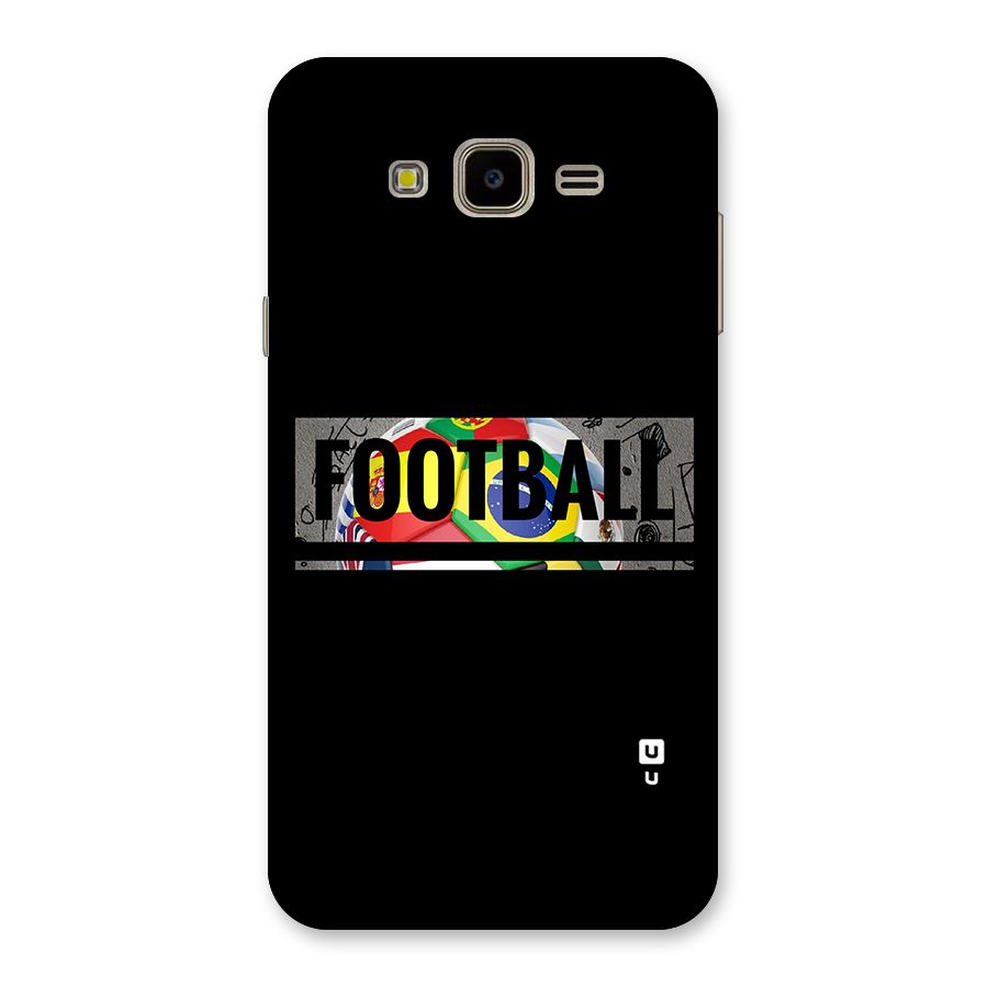 Football Typography Back Case for Galaxy J7 Nxt