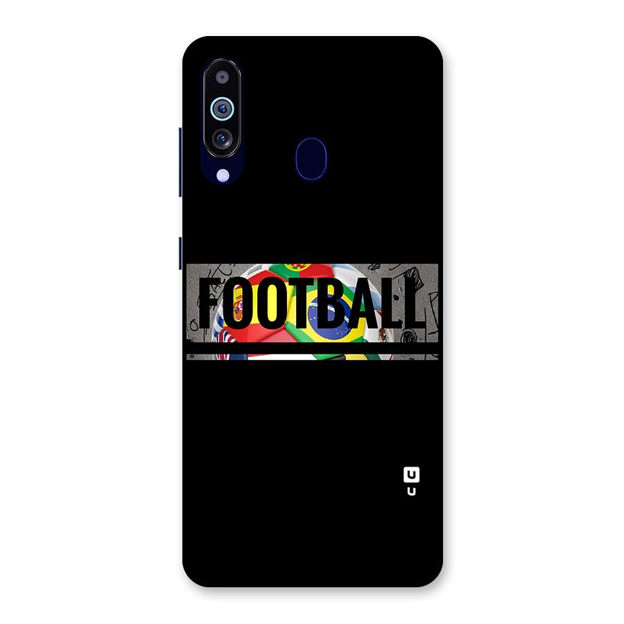 Football Typography Back Case for Galaxy M40