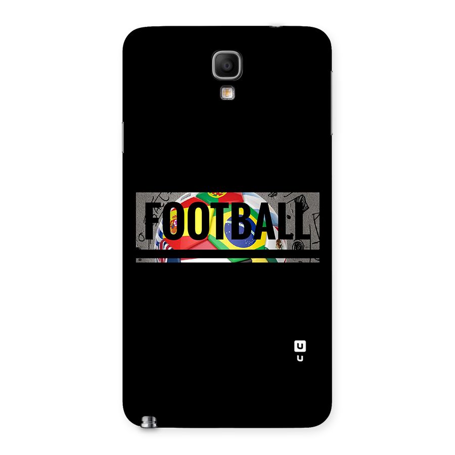 Football Typography Back Case for Galaxy Note 3 Neo