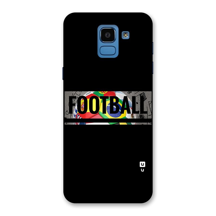 Football Typography Back Case for Galaxy On6