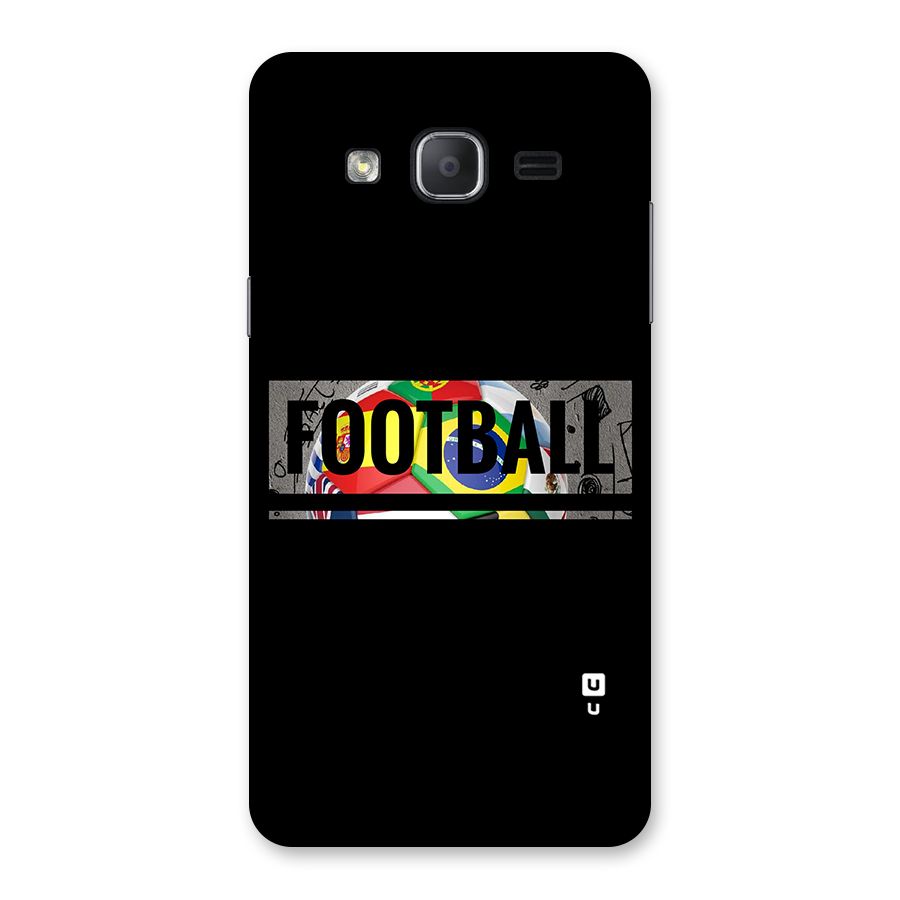 Football Typography Back Case for Galaxy On7 2015