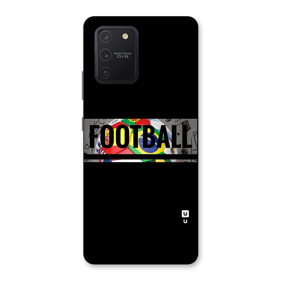 Football Typography Back Case for Galaxy S10 Lite