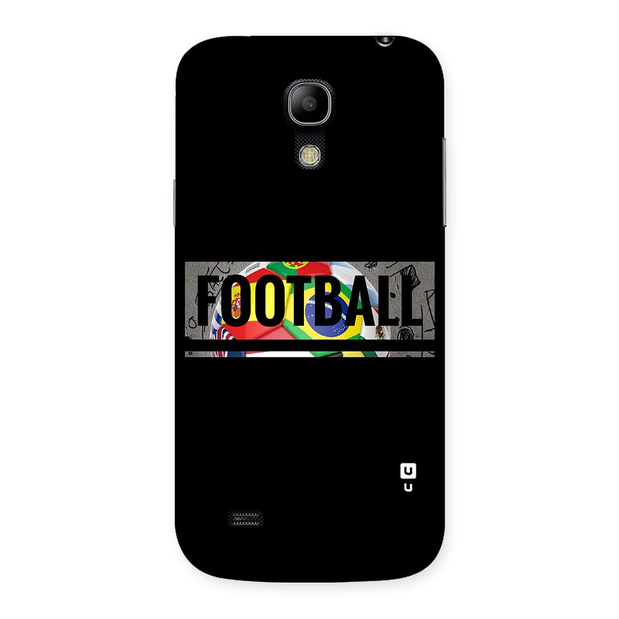 Football Typography Back Case for Galaxy S4 Mini