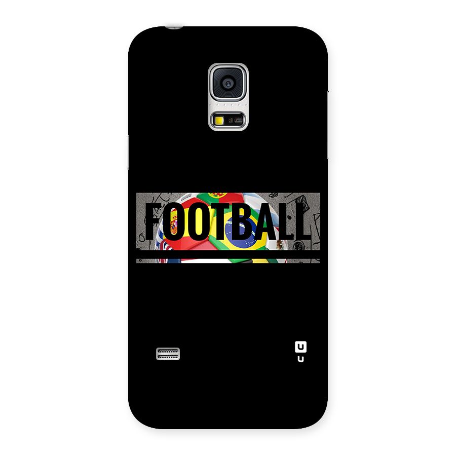 Football Typography Back Case for Galaxy S5 Mini