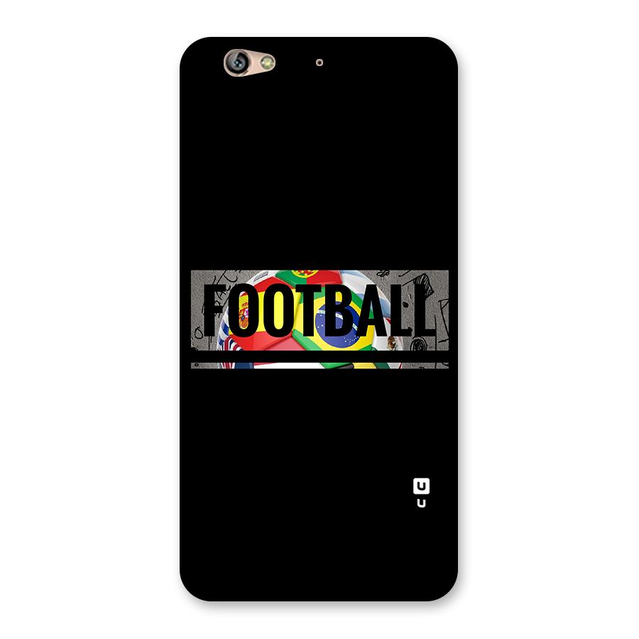 Football Typography Back Case for Gionee S6