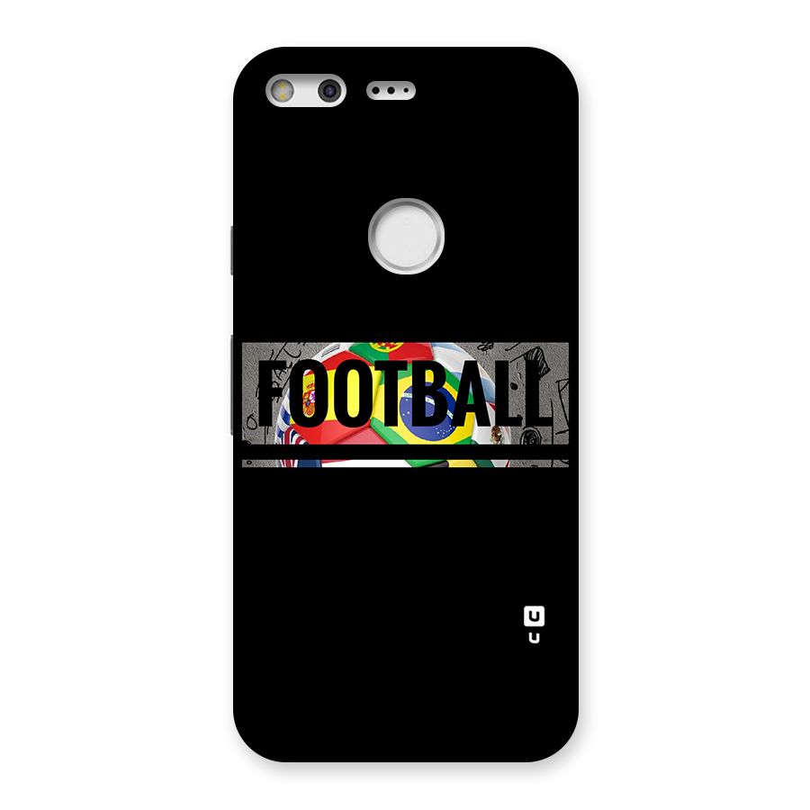 Football Typography Back Case for Google Pixel