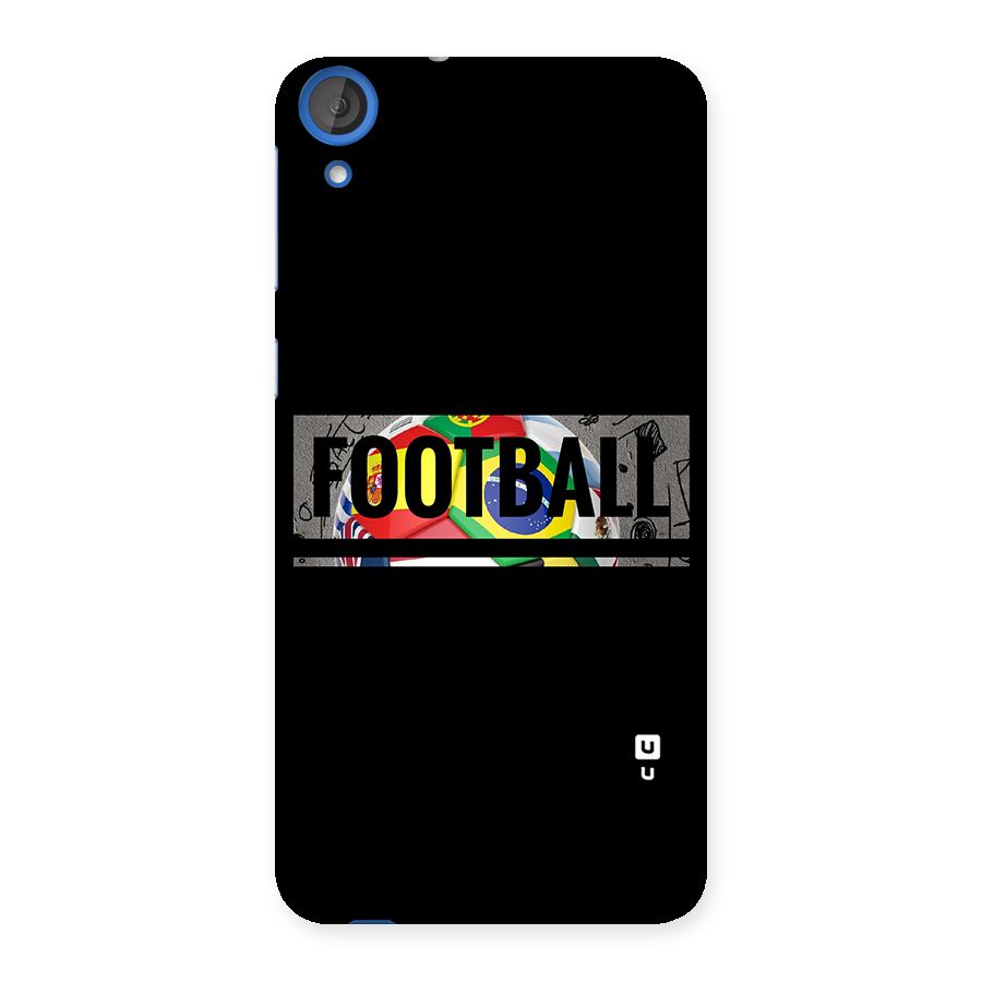 Football Typography Back Case for HTC Desire 820
