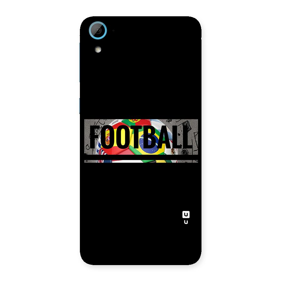 Football Typography Back Case for HTC Desire 826