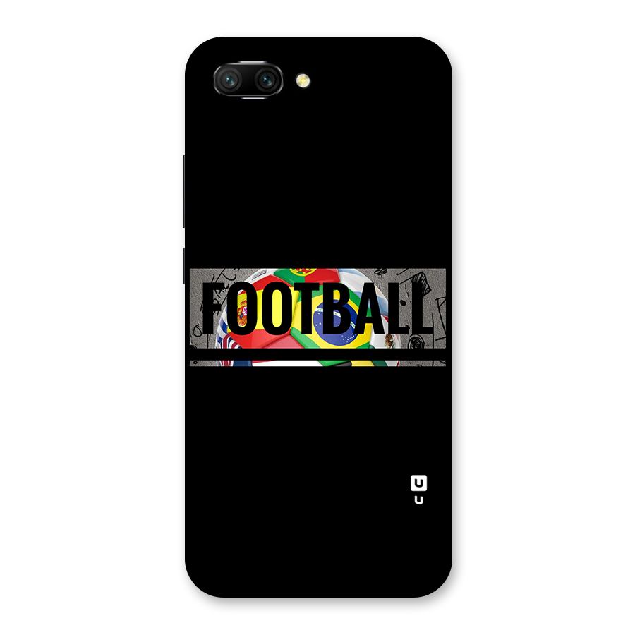 Football Typography Back Case for Honor 10