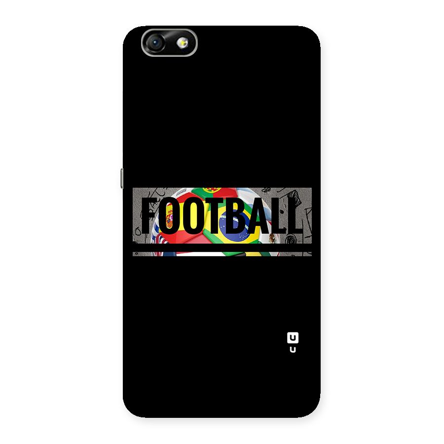 Football Typography Back Case for Honor 4X